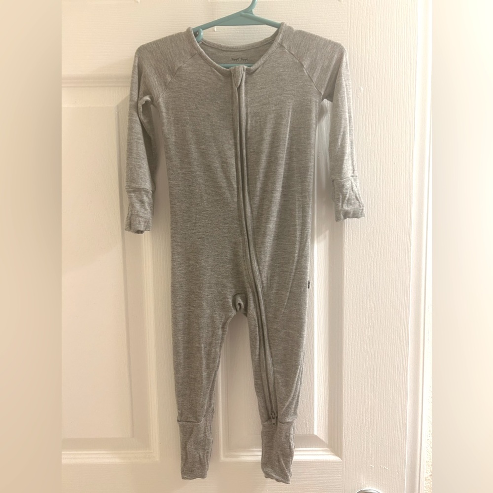 Little Sleepies Zippy Heather Gray